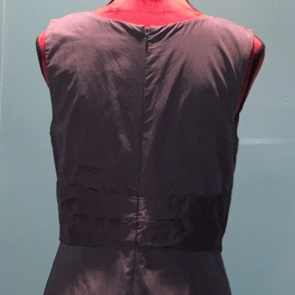 Loft Brown Cotton Dress Size 8 - Picture 6 of 14